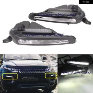 1ペア フォグランプ レンジローバー イヴォーク 2015-18 カー スタイリング フロント LED ランプ デイタイム ランニングライト LR072646 LR072645