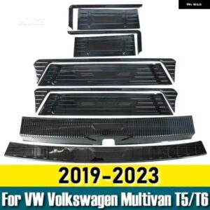 カーアクセサリーVW マルチバン T5/T6 2019-2023 リア スタイリング リアドア バンパー プロテクター シルプレート/ トランク トレッドプレート トリム