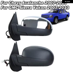 ドアウィングミラー アセンブリ シボレー アバランチ シルバラード サバーバン タホ GMC シエラ ユーコン 2007-2013 ヒーター付きカーアクセサリー