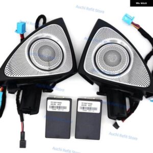 64色 W205 3D回転ツイーター メルセデス ベンツ C GLC E S クラス W213 W222 X253 W177 RGB LED 発光車用 スピーカー ホーン カスタム