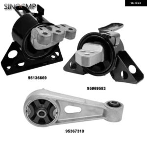 3個 95969583 95367310 95136669 96686002 エンジン トランス マウントセット シボレー スパーク クラシック 1.2L マニュアル エンジン モーター マウント