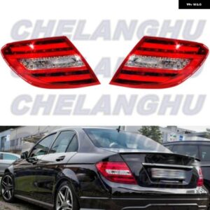 左右ペア テール リア ランプ ライト ベンツ US バージョン W204 C63 AMG C180 C200 C250 C300 C350 2011-14