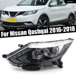 日産 キャシュカイ 2016 2017 2018 カーアクセサリー フロント バンパー ヘッドライト シグナルランプ ヘッドライト ハウジング バルブ 無