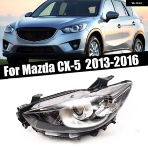 カーアクセサリー ヘッドライト アセンブリ マツダ CX-5 CX5 2013-16 オートフロントライトシグナルランプ ヘッドランプ ドライビングライト