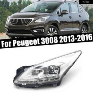 プジョー 3008 2013-2016 カーアクセサリー フロント バンパー ヘッドライト フォグランプ ドライビングライト フロントシグナルランプ カーライト