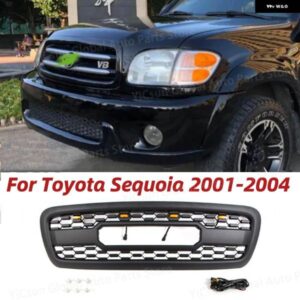 トヨタ セコイア 2001-2004 トリム フード メッシュ カバー カーアクセサリー カー フロント バンパー グリル ラジエーター グリル
