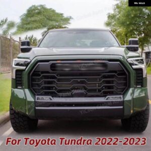 フロント グリル ライトバー 付き TRD スタイル トヨタ タンドラ 2022-2023 レーシング グリル カスタム