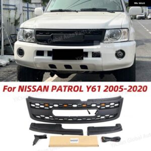 フロント バンパー グリル カスタム アクセサリー 装飾 レーシング グリル 日産 パトロールY61 2005-2020