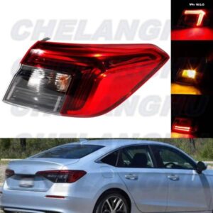 右外側 テールライト リアランプ 電球 付き 33500-T20-A01 ホンダ シビック 2022 2023 カーアクセサリー