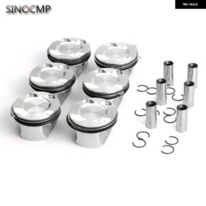 ピストンリングセット 6個 9.3:1 11257564335 11257559434 BMW X3 3.0SI X3 28IX E87 E88 E90 E92 E60 130I 330I 530I N52B30 3.0L L6