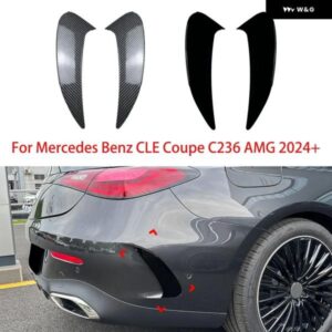 車用リアサイドウインドブレードスポイラー ステッカー メルセデス ベンツ CLE クーペ C236 AMG 2024+ オートテールウインドナイフ 外装 装飾