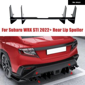 スバル WRX STI 2022+ 車用 リア バンパー リップスポイラー スプリッター テール下顎 PP ボディ 外装 ガード カバー トリム キット