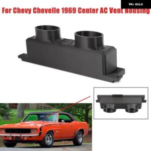 シボレー シェベル 1969 センターヒート ACベント ハウジング ブラック アウトレット カバー 車内アクセサリー