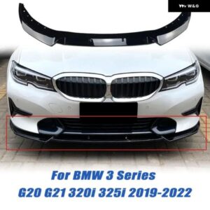 BMW 3シリーズ G20 G21 320I 325I 2019-2022 車用 フロント バンパー フロントロアリップスポイラー ディフューザー ボディ 外装 ガード アクセサリー