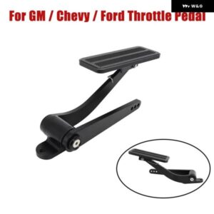 車 汎用 GM シボレー フォード モパーブラックアルミガスペダルスロットルアクセルペダル