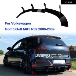 フォルクスワーゲン ゴルフ 5 ゴルフ MK5 R32 2006-2009 車用 リア バンパー リップスポイラー スプリッター 外装 ガード 装飾 自動車アクセサリー