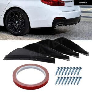 車用リアスポイラー リア バンパー リップ 改良型シャークフィン ディフューザー 防止 車 外装 パーツ 汎用 アウディ A5 セダン