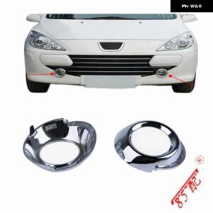 バンパー トリム アセンブリ フロント フォグランプ フレーム スポットライト フレーム 9653589477 7452HC 7452SN プジョー 307 307SW 307CROSS