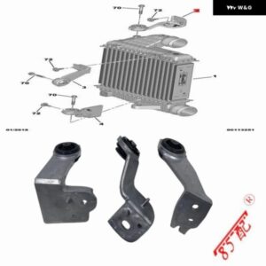 インタークーラー アセンブリ ブラケット 9675627980 9803778980 9803779180 9803778880 プジョー 308 308S 408 4008 1.2THP 1.6THP 1.8THP