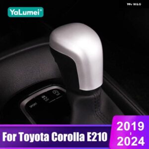トヨタ カローラ E210 2019 - 24 ハイブリッドカー ギア シフト ヘッドカバー トリム ステッカー 自動車アクセサリー
