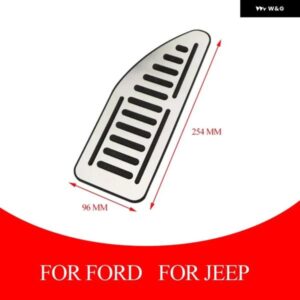 ステンレス カーペダル フォード フォーカス フィエスタ エコスポーツ モンデオ S-MAX ジープ コンパス フットレスト ペダル アクセサリー