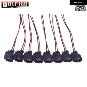 EV6 EV14 燃料 インジェクター 2ウェイコネクタ ピグテールワイヤ マスタング フォード シボレー V6 V8 S824 S-824 1P1344 WPT-1051 PT2160