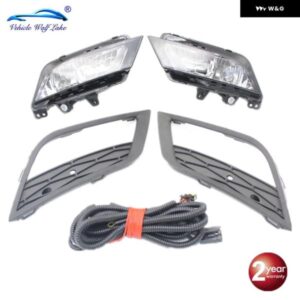 セアトレオン 2013 - 16 カー スタイリング フロント バンパー フォグランプ フォグランプ 電球 付き グリル カバー ワイヤー ハーネス アセンブリ