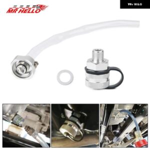 オイルドレン バルブ アルミ 合金 クイックドレン M14*1.5 M14*1.25 M12*1.25 M12*1.5 ホースアタッチメント付き