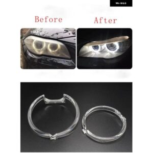 BMW 5シリーズ F10 525 2011-2013 車用 ヘッドライト DRL デイタイム ランニングライト ガイドプレート チューブ ストリップ