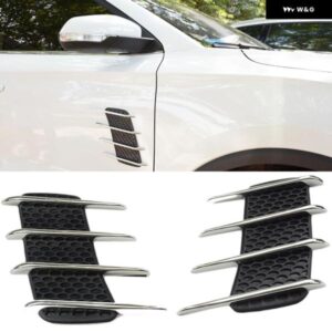 オートフローベントフェンダー吸気車サメエラ アウトレット ステッカー シミュレーションベント偽エア アウトレット サイドフード ボンネット 装飾