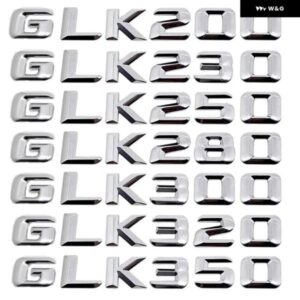 SOARHORSE カーアクセサリー リア ステッカー エンブレム オート デカール X204 GLK クラス GLK220 GLK250 GLK260 GLK280 GLK300