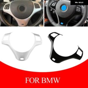ステアリングホイール パネル デコレーションカバー ステッカー BMW 1 3シリーズ E90 E92 E93 2005-2012 E82 E87 2004-2011 X1 E84 アクセサリー