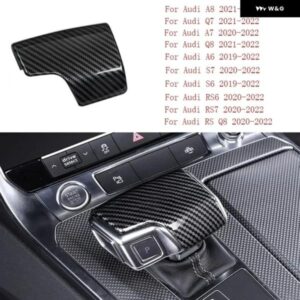 アウディ A3 A4 A5 A6 A7 Q2L Q3 Q5 Q7 SQ5 S3 S6 S7 A4L A6L 車用ギアヘッド シフト ノブカバー 装飾 カーアクセサリー