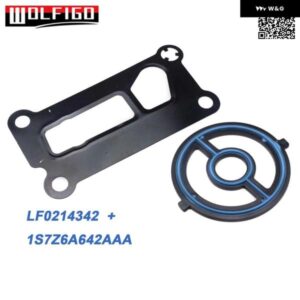 エンジン オイルクーラー シールガスケットセット マツダ 3/5スピード 6 CX7 2.0L 2.3L 2.5L 1S7Z6A642AAA LF0214700 LF02-14-342 LF0214342