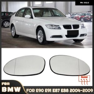 サイドバックミラー ヒーターガラスヒーター付きミラー レンズ BMW E90 E91 E92 E93 E80 E81 E87 2004-2009