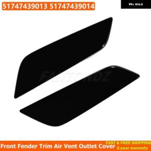 カー スタイリング フロントフェンダー サイド エアベント カバー トリム BMW G30 G31 G38 5シリーズ 2017-2023 51747439013 51747439014