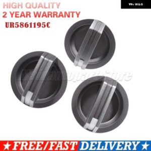 UR5861195C UB9C61195 UB9B61195 ヒーター コントロール ノブ3個セット フォード レンジャー PK 2009-2011 UB9C61195