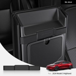 テスラ モデル3 ハイランド 2025 2024 アームレスト ボックス 静音 衝撃吸収 シリコン パッド 車用 バッファー プロテクター アクセサリー