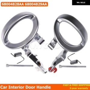 ダッジ ナイトロ 2007 - 11 車内 ドアハンドル 68004828AA 68004829AA 内側 ドアハンドル サテンクローム