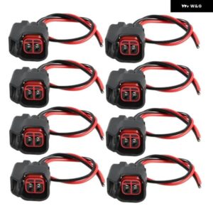 EV6 EV14 燃料 インジェクター コネクタ ピグテールワイヤー ハーネス シボレー サバーバン フォード マスタング リンカーン MKS 5013995AA 8個