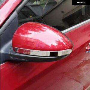 ステンレス 車バックミラー 装飾 ストリップカバー トリム カー スタイリング シボレー クルーズ2016-2018アクセサリー