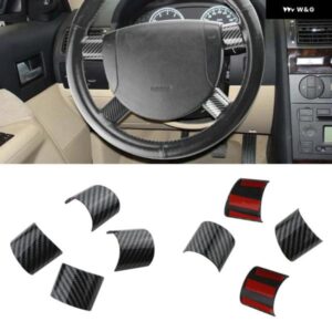 ABS ステアリングホイール カバー スパンコール トリム ステッカー フォード モンデオ 2004 2005 2006 カー スタイリング アクセサリー