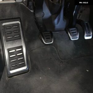アウディ A3 8V 2013 - 21 車用ペダル ステンレス ガスブレーキ フットレスト ペダル カバー