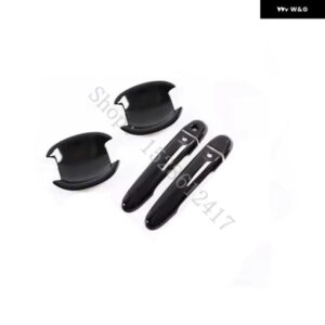 インフィニティ ESQ 日産 JUKE F15 2010-2019 光沢ブラック ドアハンドル カバー トリム デコレーション ドアハンドル ボウル ステッカー アクセサリー