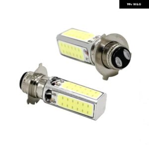 パック-2 COB LED ヘッドライト バルブ ランプライト 6000K スズキ クアッドランナー LT160 LT160E LT230E LT230GE LT230S LT250EF LT250S LT300E