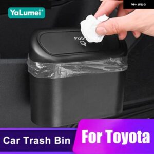 トヨタ CHR RAV4 XA50 カローラ E210 カムリ ヤリス ハイラックス アイゴ プラド 150 2020 - 24 2025 車用ゴミ箱アクセサリー