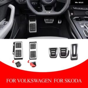 ガスブレーキ ペダルカバー レストペダル フォルクスワーゲン VW TROC TCROSS ティグアン ゴルフ ポロ パサート シュコダ カーアクセサリー