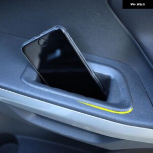 ABS 車用 アームレスト コンテナ ドア 収納 ボックス ハンドル ボックス ケース フォード エコスポーツ 2012 - 2017 アクセサリー