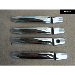 ABSクローム ドアハンドル カバー カバー トリム 三菱 アウトランダー2016-2018カー スタイリング