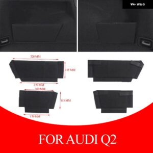トランク 収納 仕分け ボックス バッフル トランク アイソレーションボード アウディ Q2 2011-2017 カーアクセサリー